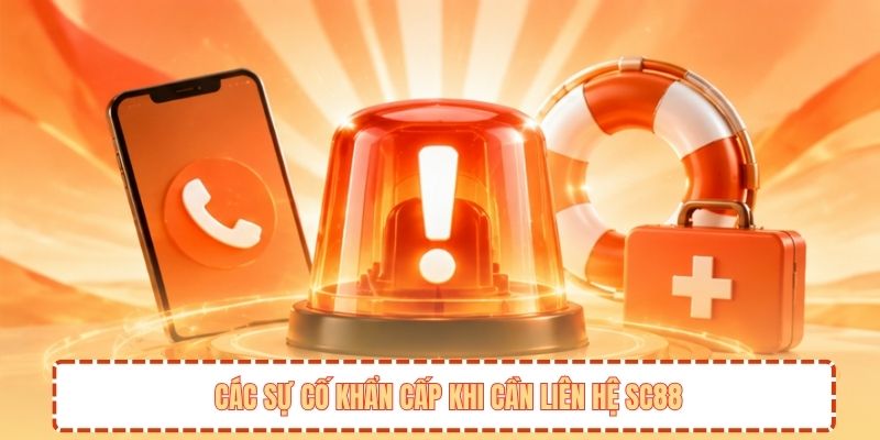 Các sự cố khẩn cấp khi cần liên hệ SC88