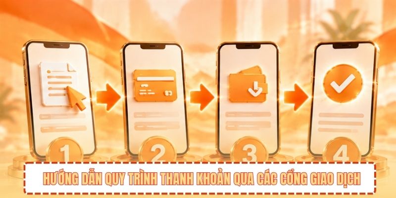 Hướng dẫn quy trình thanh khoản qua các cổng giao dịch